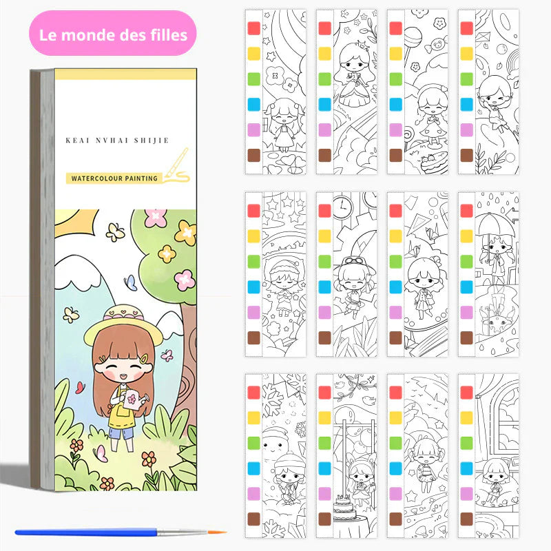 Coloring Bookmark