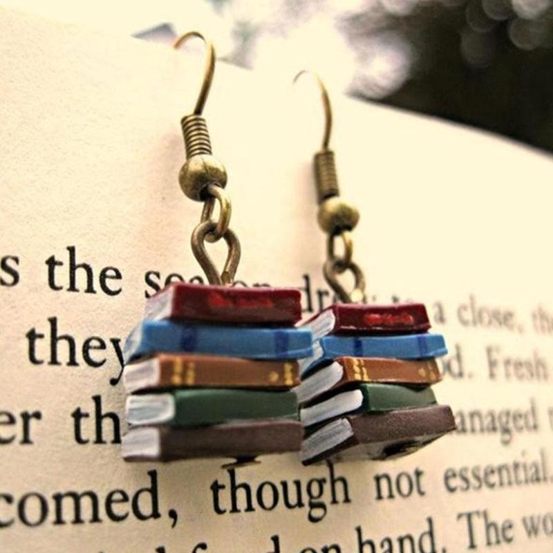 Book Earrings