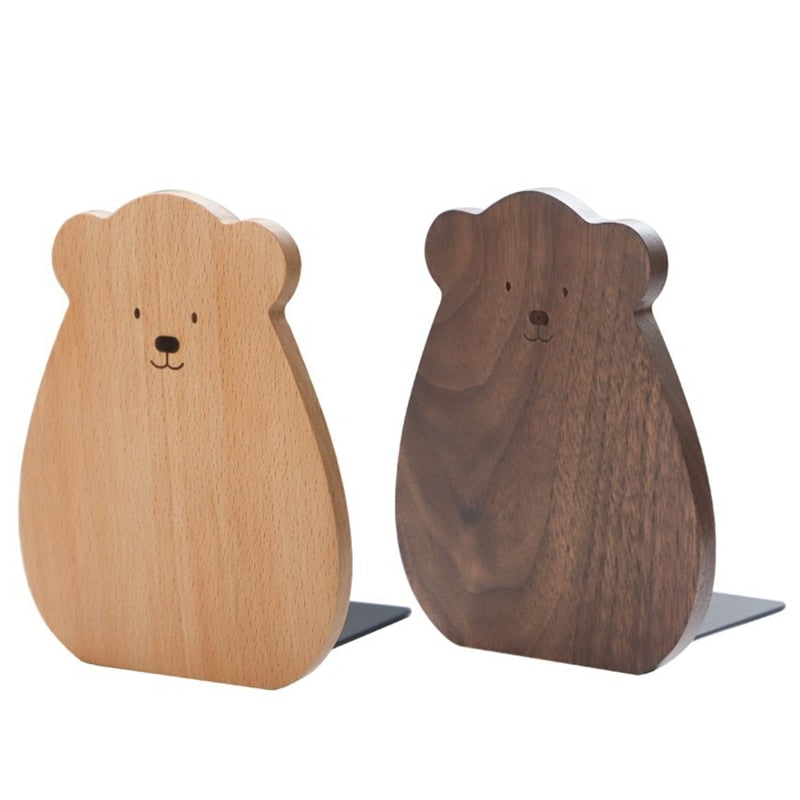 Wooden Bear Bookend