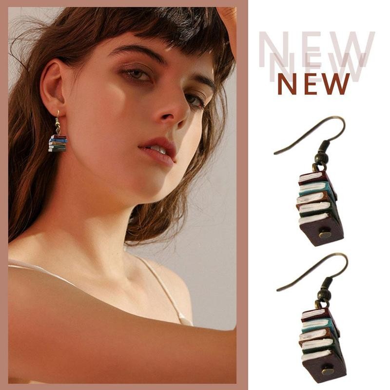 Book Earrings