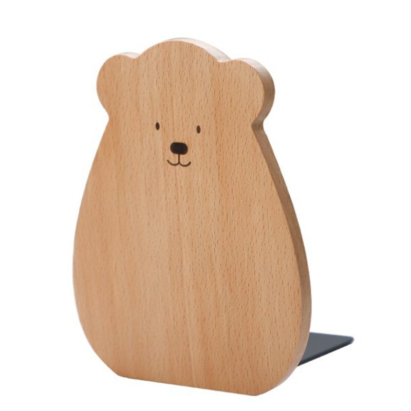 Wooden Bear Bookend