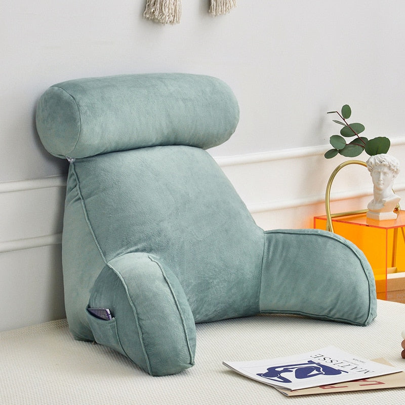 Light Blue Reading Pillow