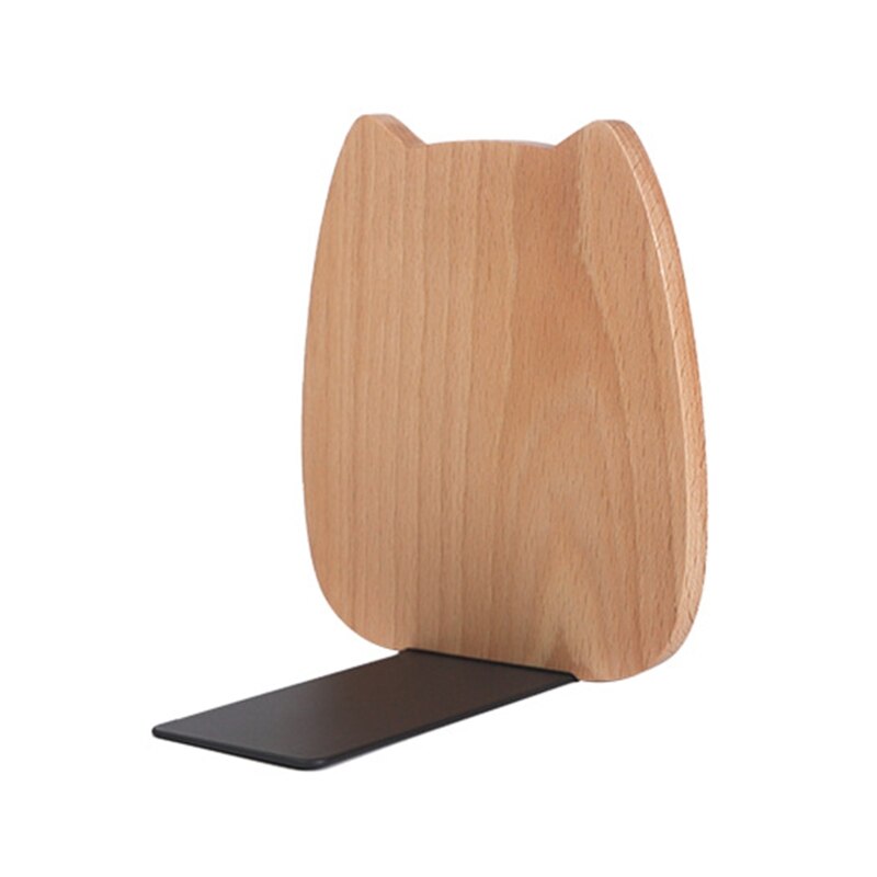 Wooden Cat Bookend