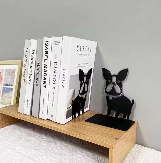 Metal Bulldog Bookend