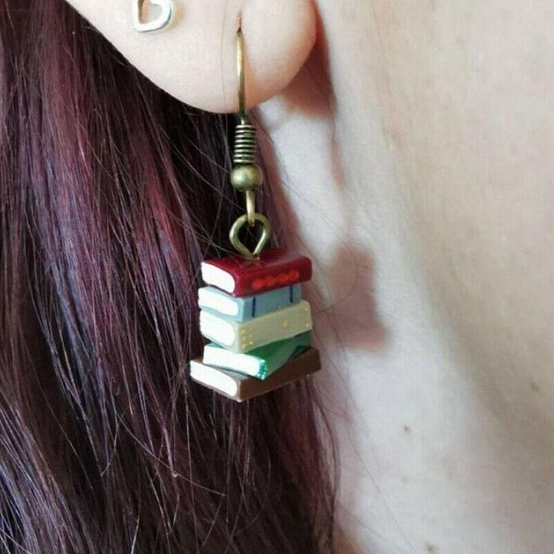 Book Earrings