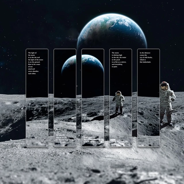 5 Astronaut Bookmarks