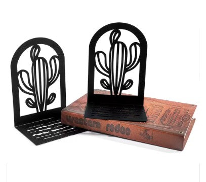 Black Cactus Bookend
