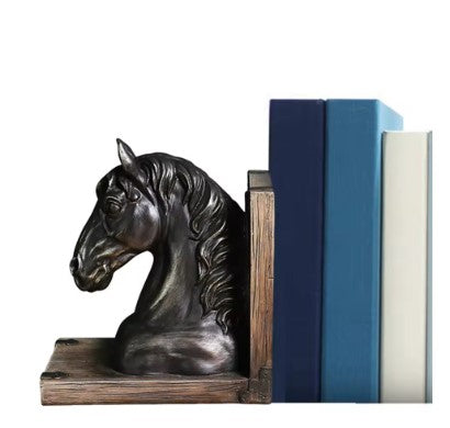 Elegant Horse Bookends
