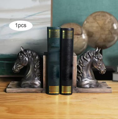 Elegant Horse Bookends