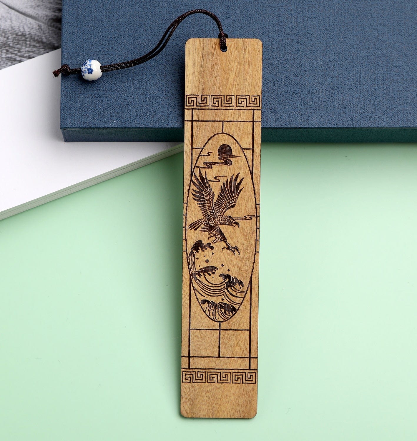 Wooden Bookmark Box