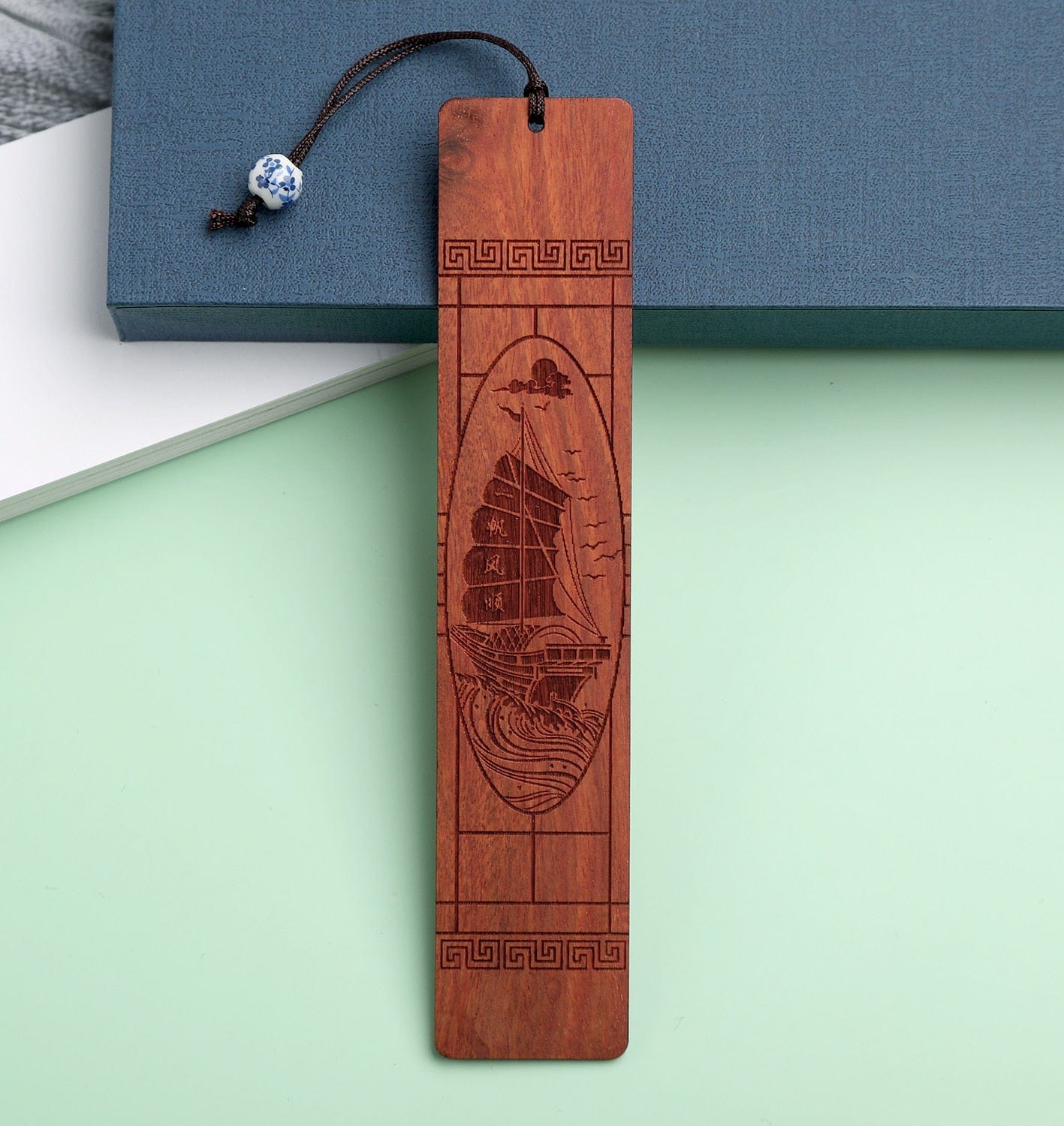 Wooden Bookmark Box