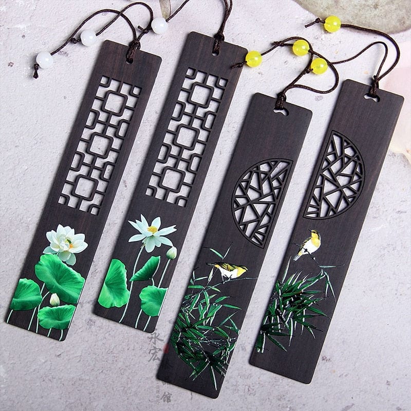 Wooden Bookmark Box