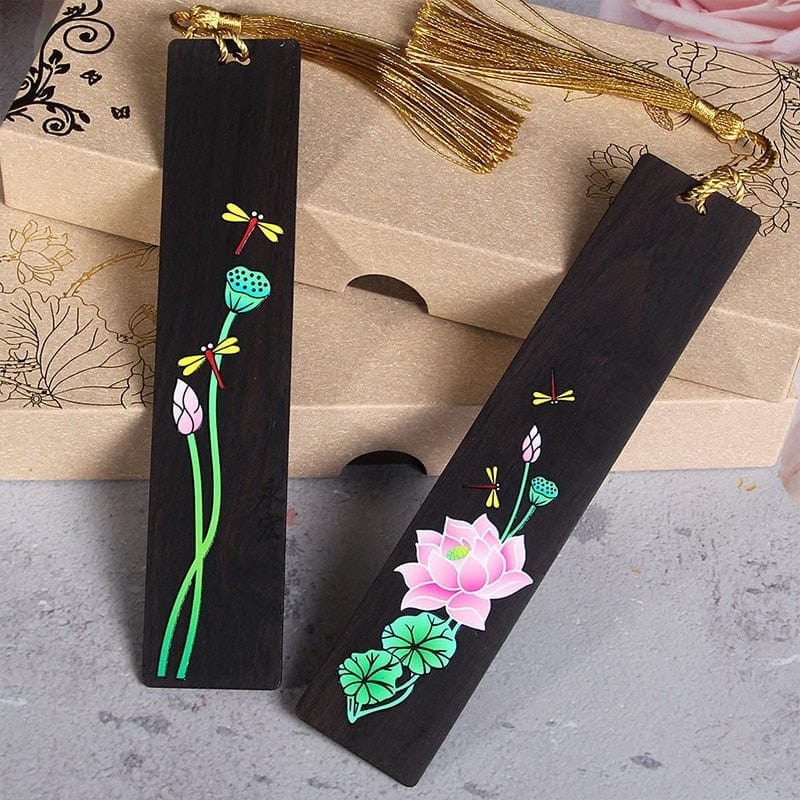 Wooden Bookmark Box