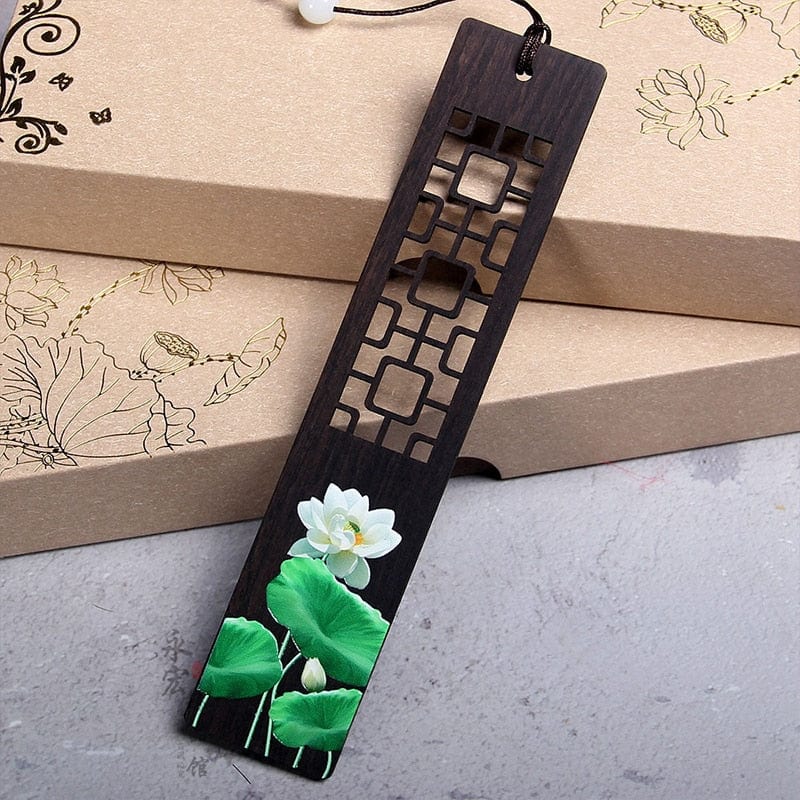 Wooden Bookmark Box