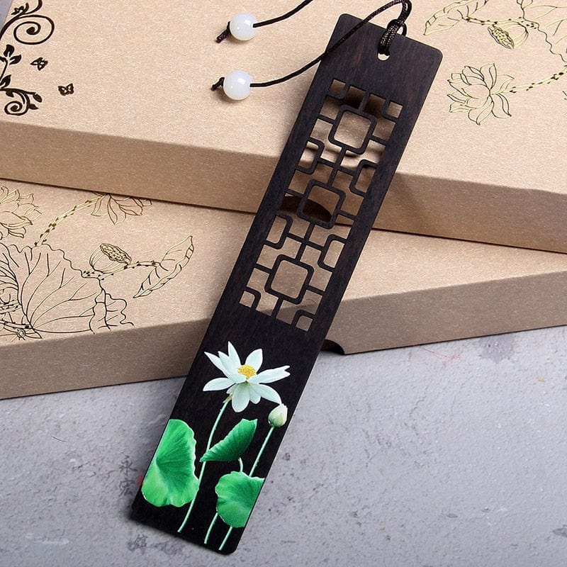 Wooden Bookmark Box