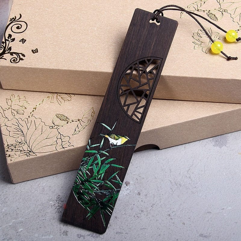 Wooden Bookmark Box