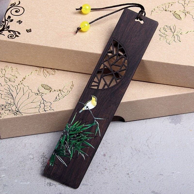 Wooden Bookmark Box