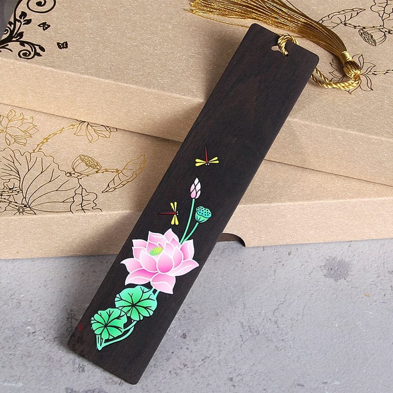 Wooden Bookmark Box