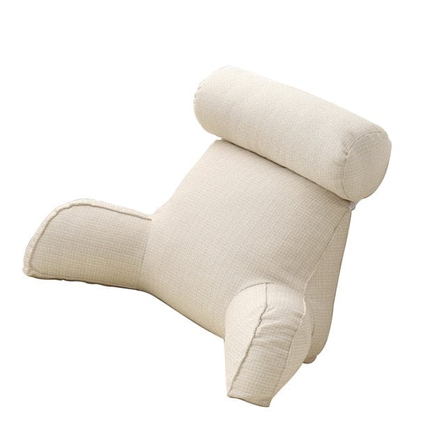 White Reading Cushion