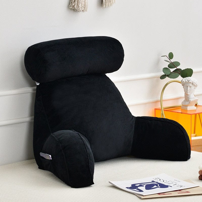 Black Reading Cushion