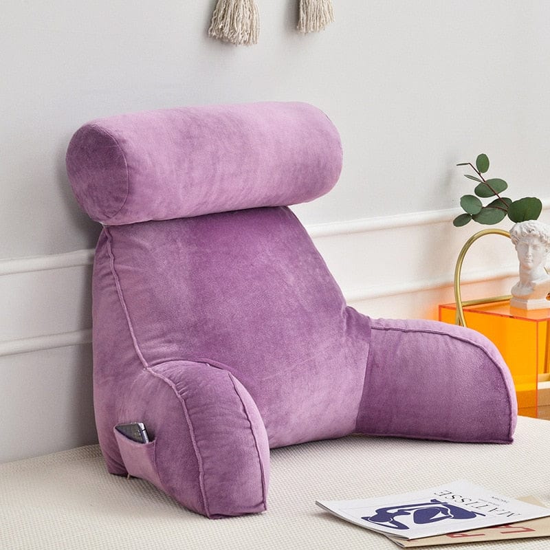 Purple Reading Cushion