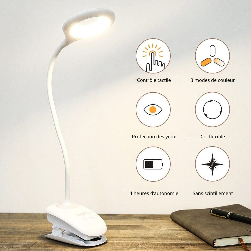 Headboard Clip Lamp