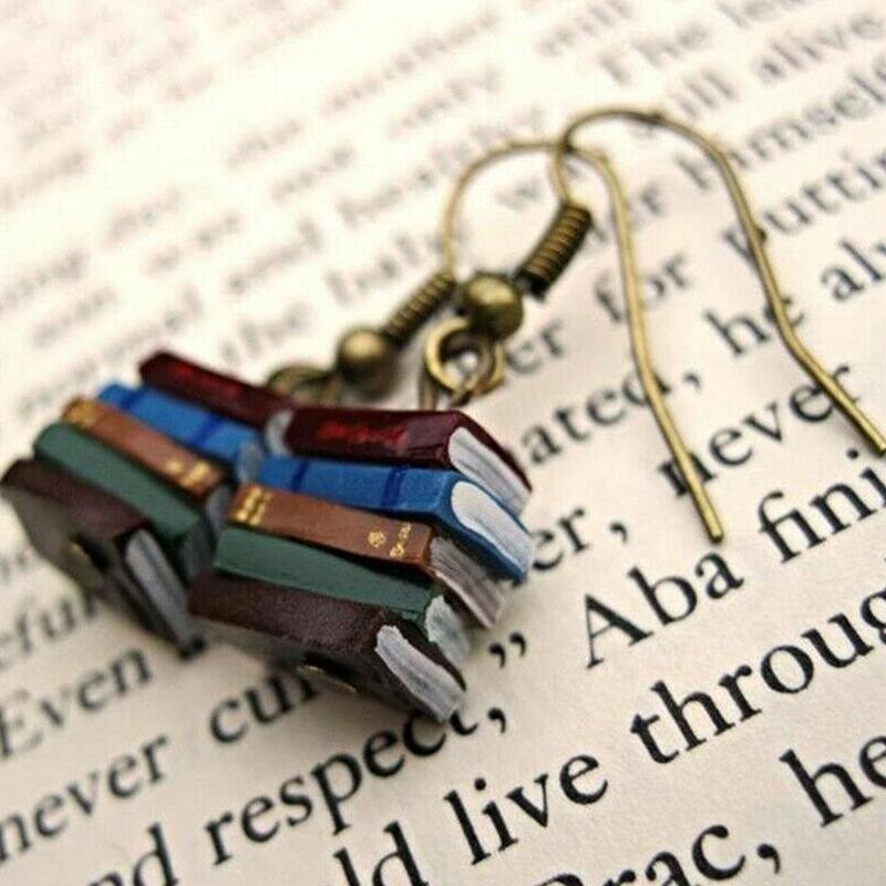 Book Earrings