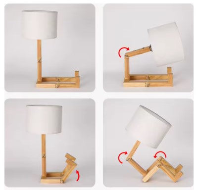 Designer Wooden Reading Lamp
