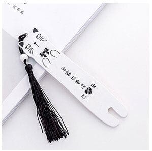 White Cat Bookmark