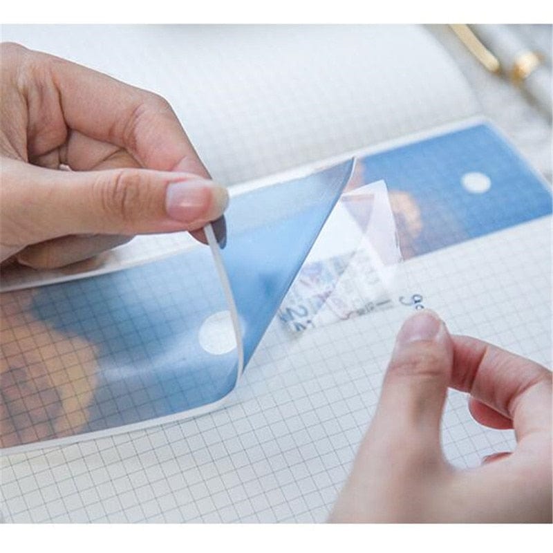 Transparent Blue Cloud Bookmark