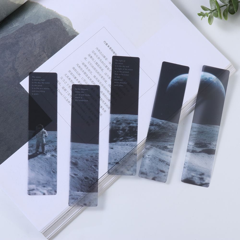 Moon and Earth Photography Bookmark