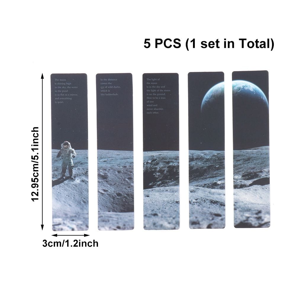Moon and Earth Photography Bookmark
