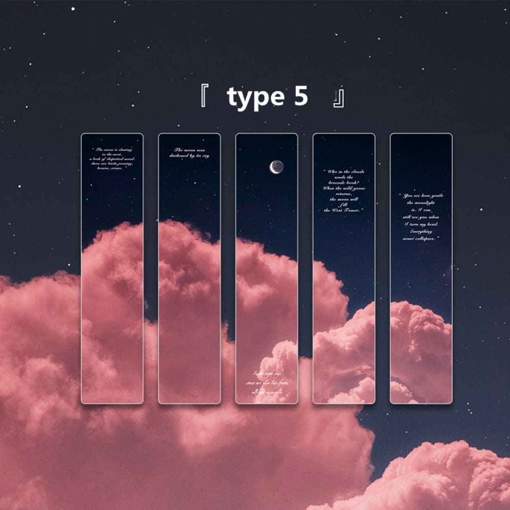 Moon and Earth Photography Bookmark