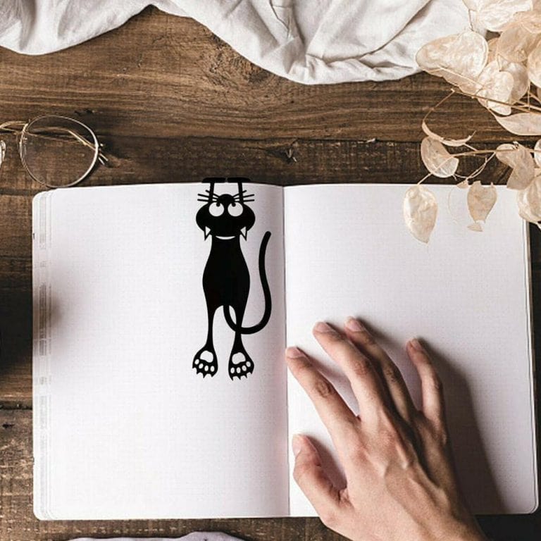 Metal Cat Bookmark