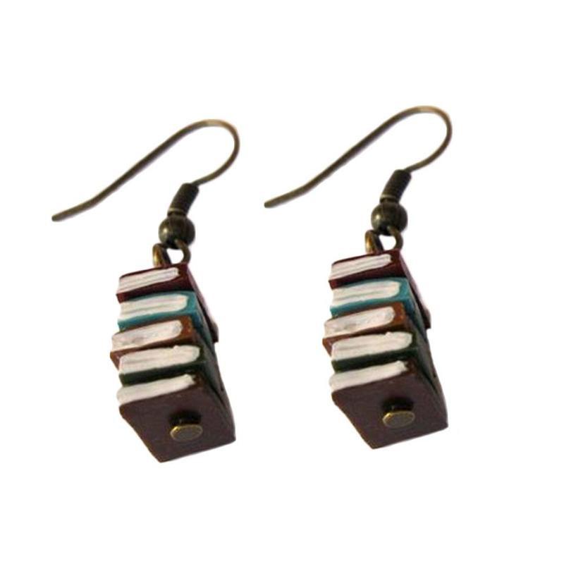Book Earrings