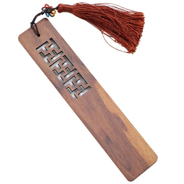 Vintage Wooden Bookmark