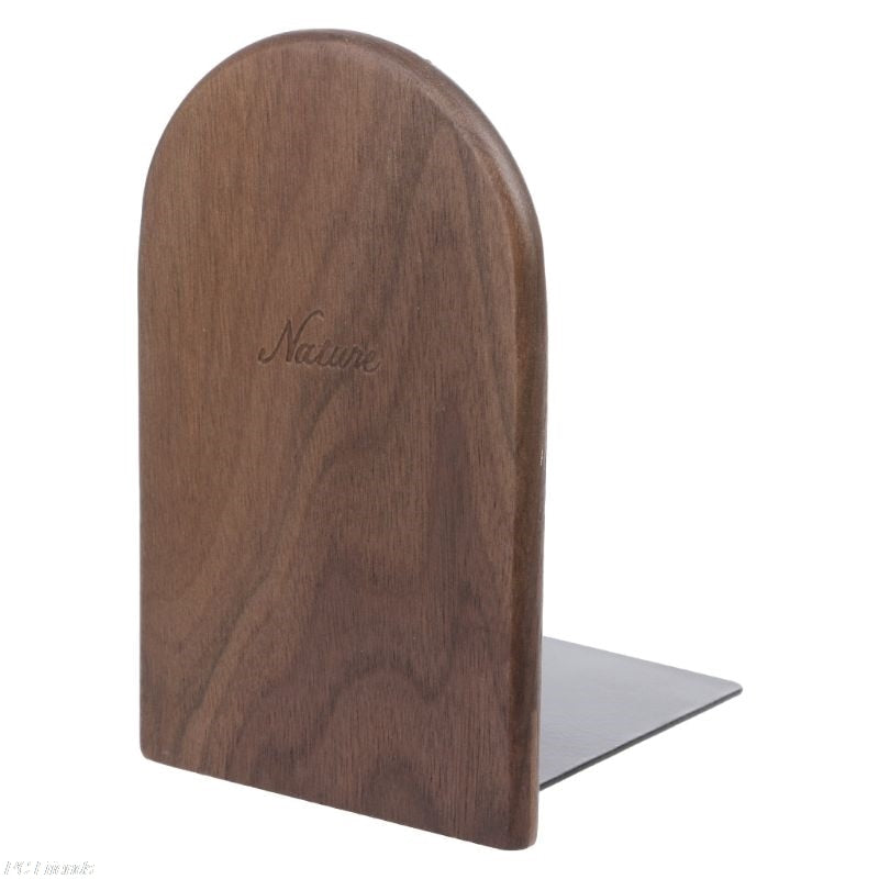 Rounded Wooden Bookend