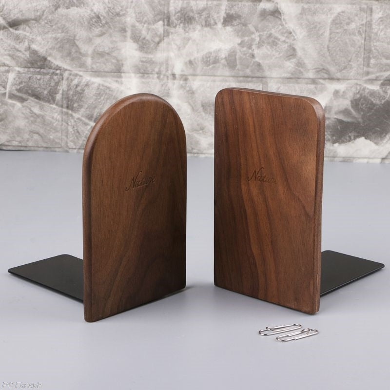 Square Wooden Bookend