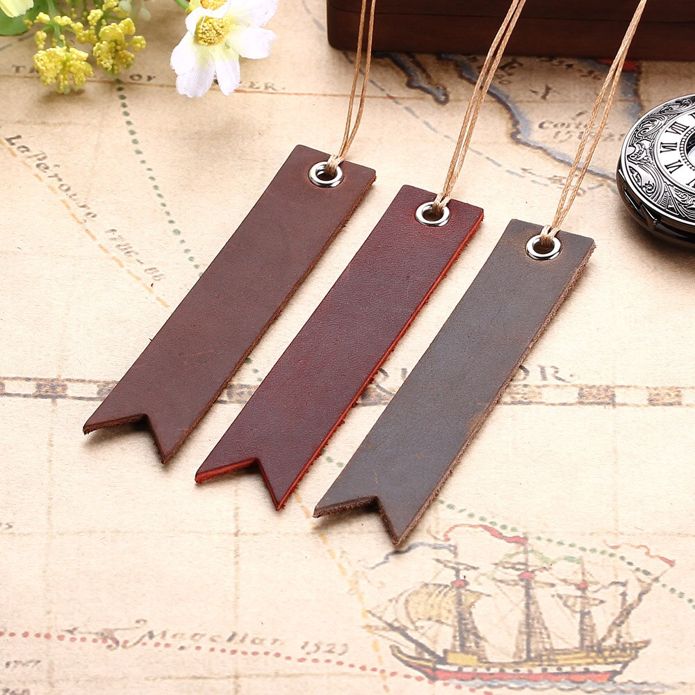 Vintage Leather Bookmark