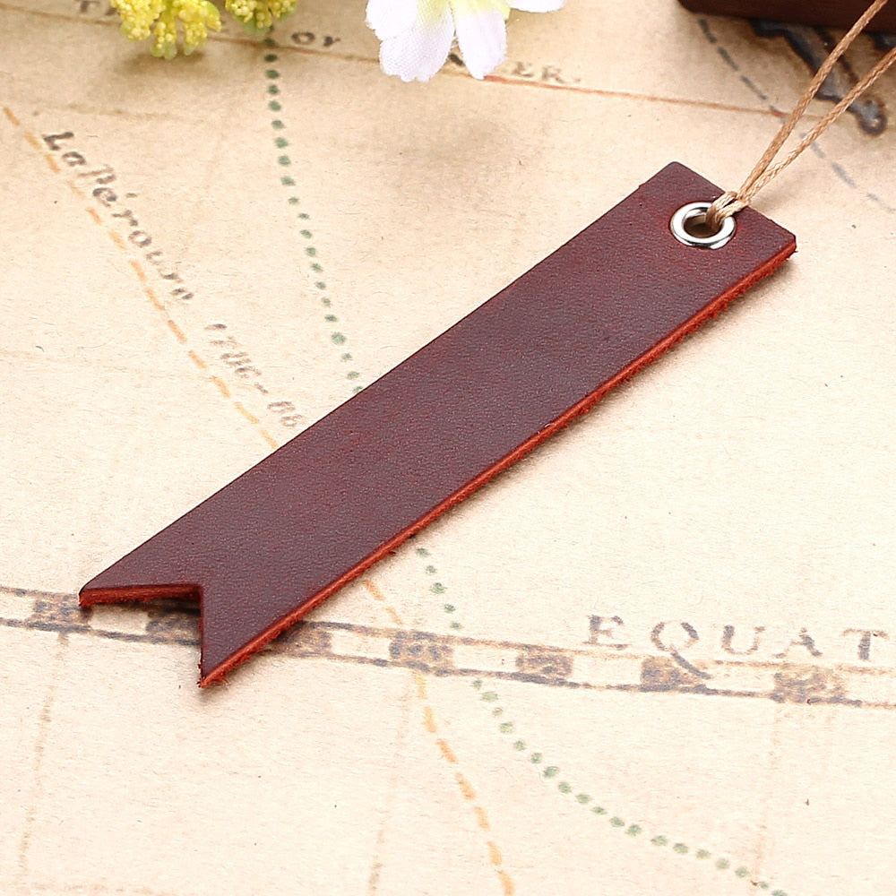 Vintage Leather Bookmark