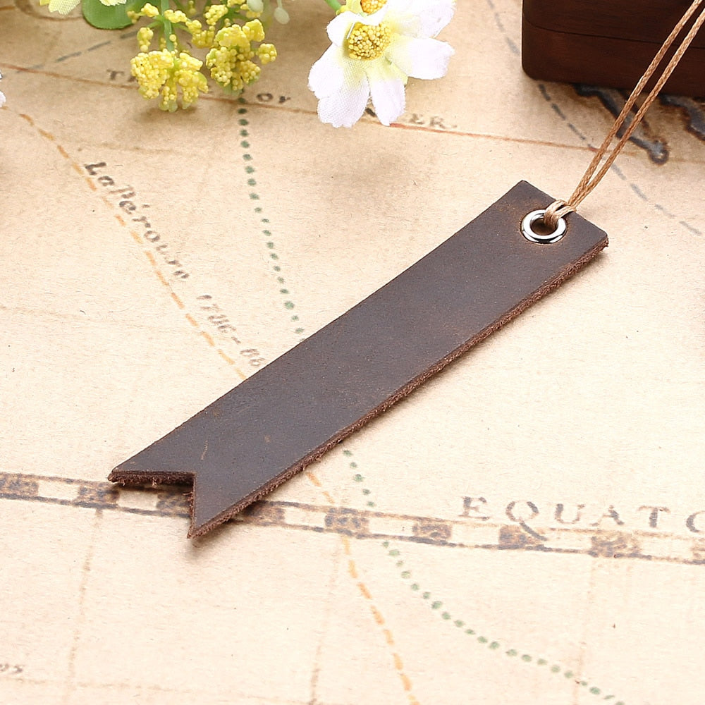 Vintage Leather Bookmark
