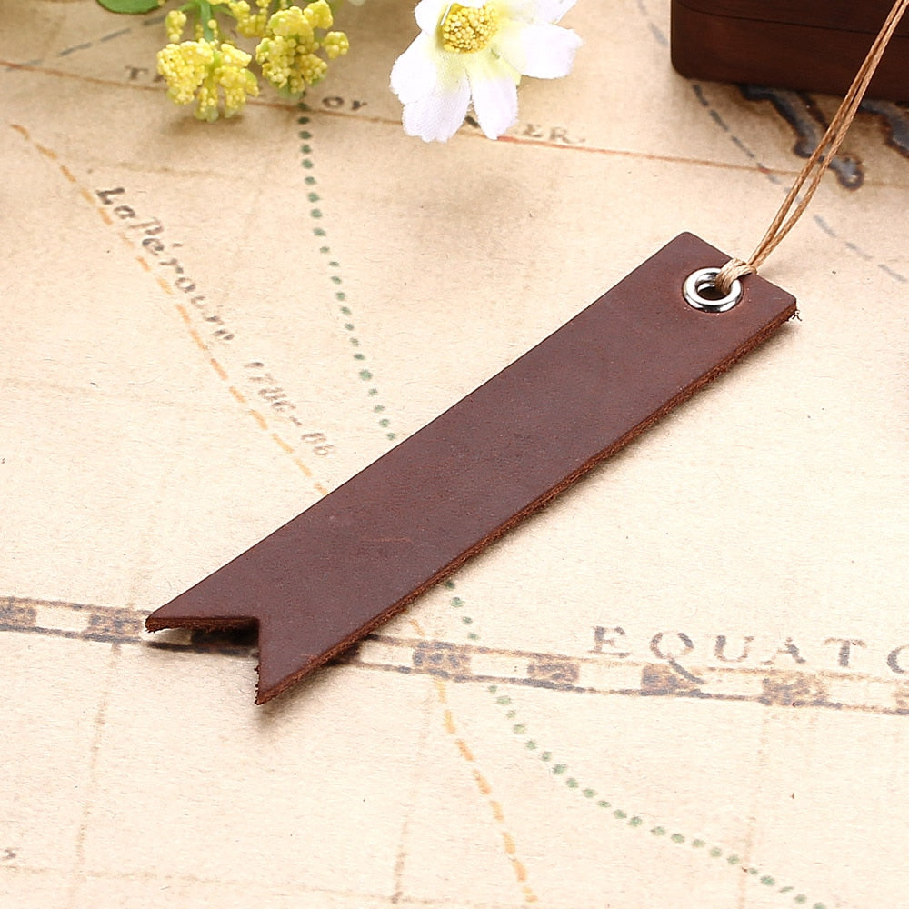 Vintage Leather Bookmark