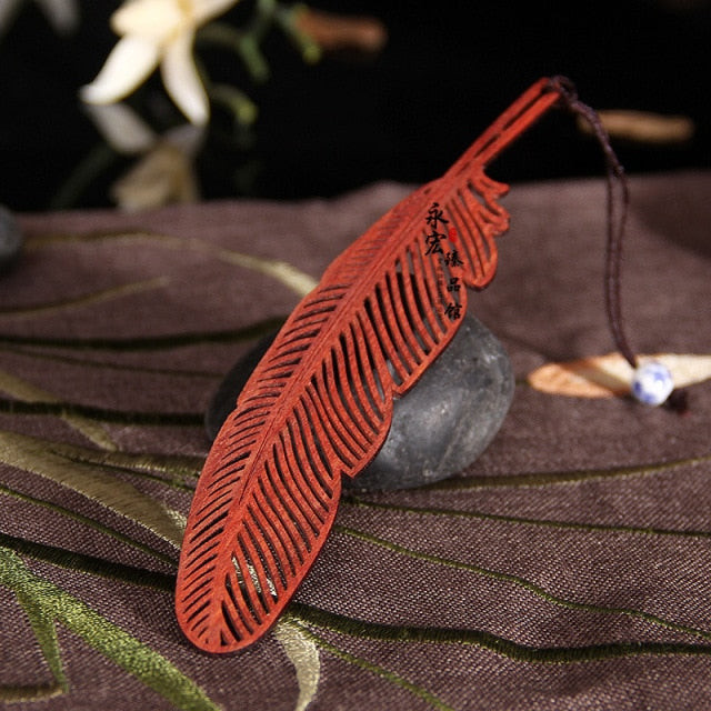 Red Feather Bookmark