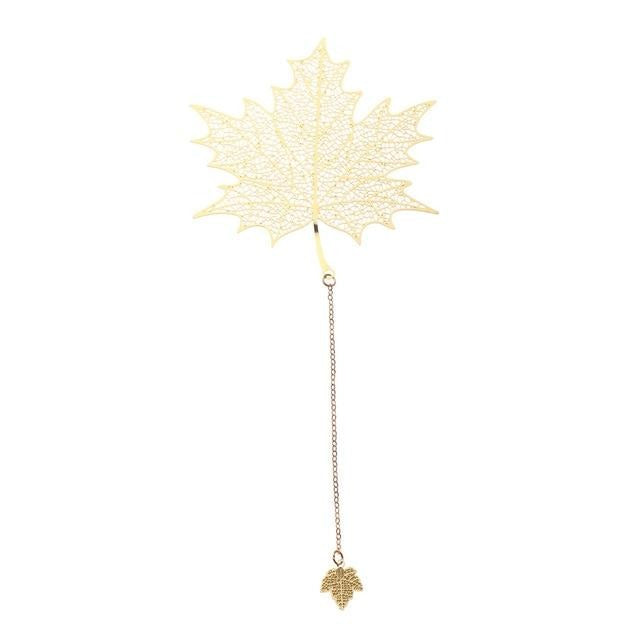 Metal Maple Leaf Bookmark
