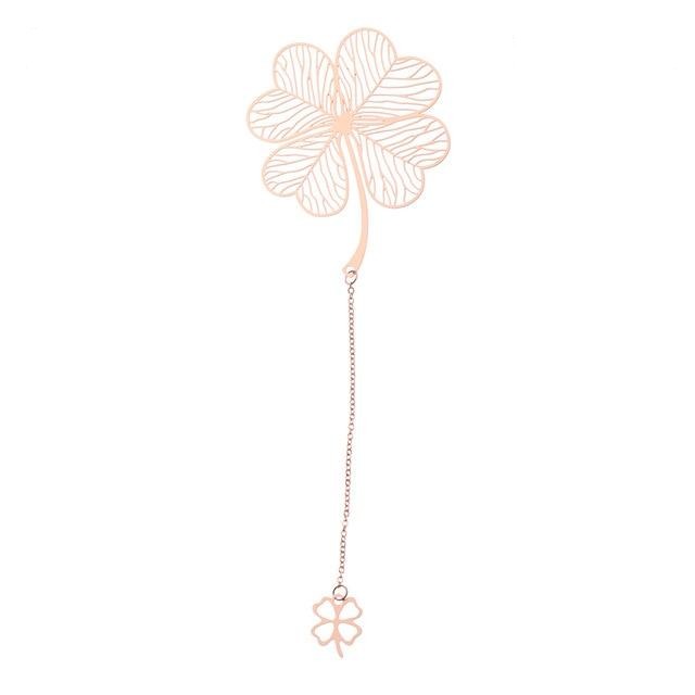 Metal Clover Bookmark