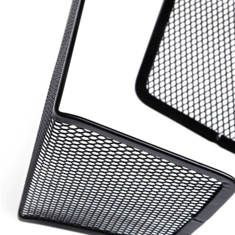 Black Bookend with Grid
