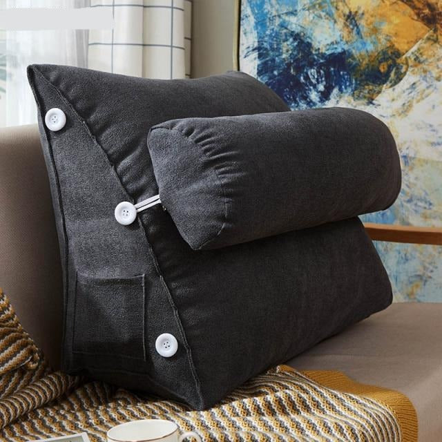 Black Triangular Pillow