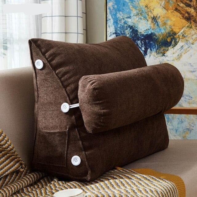 Brown Triangular Pillow