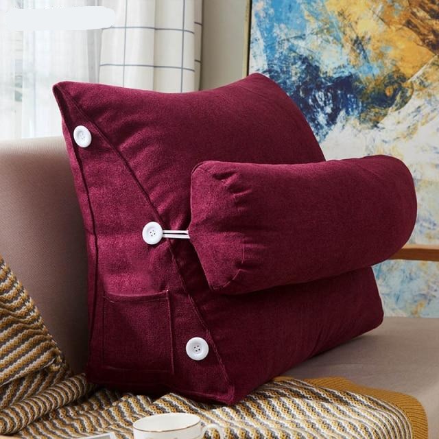 Red Triangular Pillow