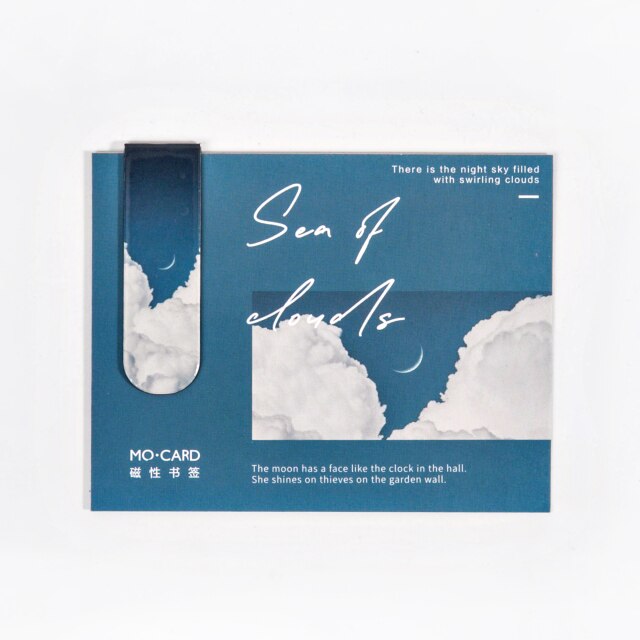 Clouds Magnetic Bookmark